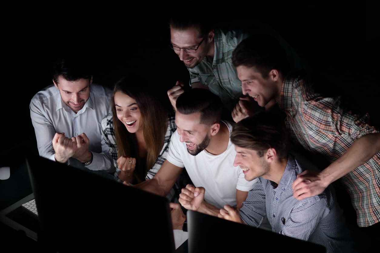 A visual representation of a cyberattack being prevented by a well-trained security team